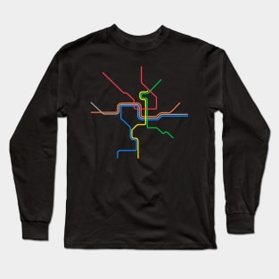 DC metro lines Long Sleeve T-Shirt